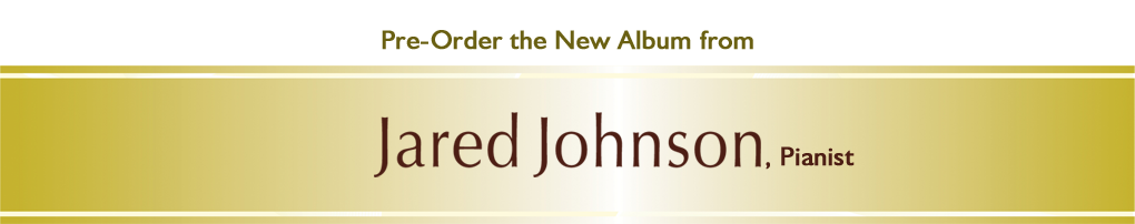 Pre-order Wedding Bells in the Key of J by Jared Johnson, pianist, available June 28